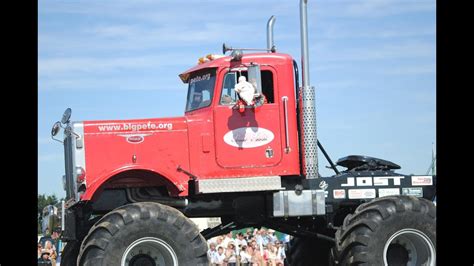 Big Pete Monster Truck Startup The Monster Peterbilt Truck Youtube