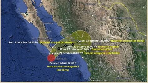 Hurac N Norma Trayectoria En Vivo Categor A Y Estados Afectados Hoy