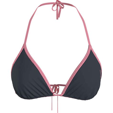 Tommy Jeans Linear S Triangle Rp Bikini Top Blue Dressinn