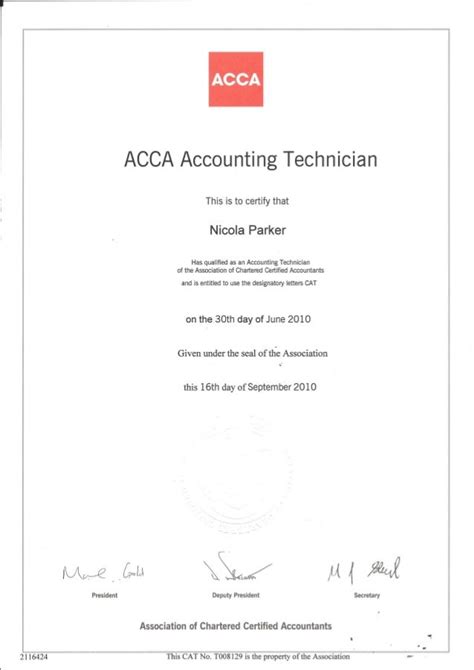 Acca Cert