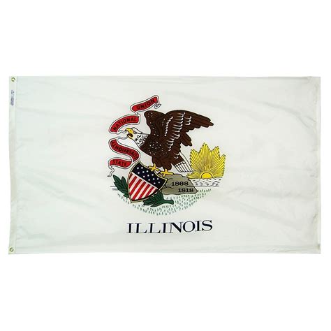 Illinois State Flags On Embassy Flag, Inc.