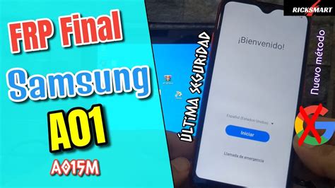 Ltimo Frp Como Eliminar Cuenta Google Samsung A A M Sin Talkback