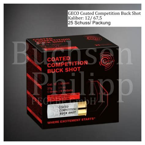 B Chsen Philipp Geco Coated Competition Buck Shot