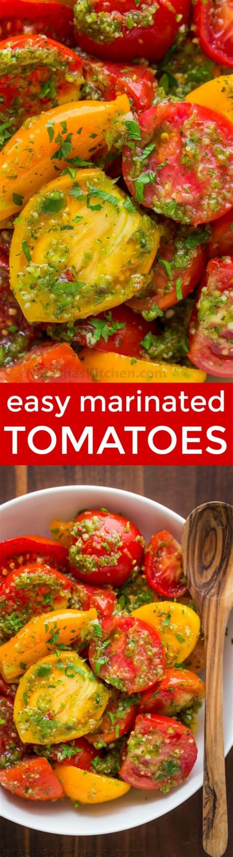 Easy Marinated Tomatoes Recipe