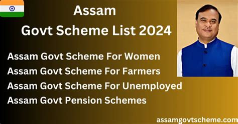 Assam Govt Scheme List 2025 - Assam Govt Scheme