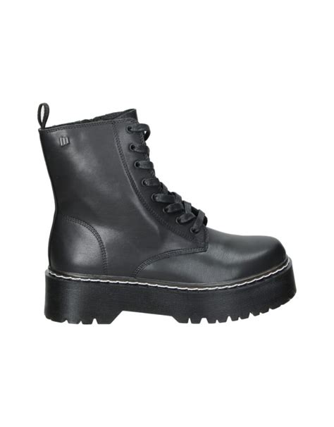 Botines Negros Mustang Mtng Storm High De Mujer Online En Megacalzado