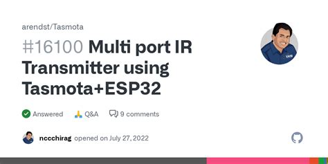 Multi Port Ir Transmitter Using Tasmota Esp Arendst Tasmota