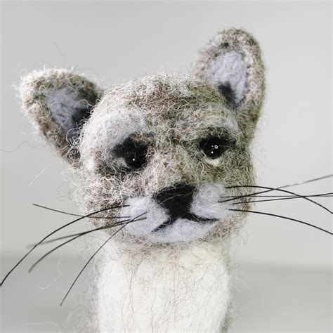 Cat needle felting pattern for confident beginners. Instant download ...