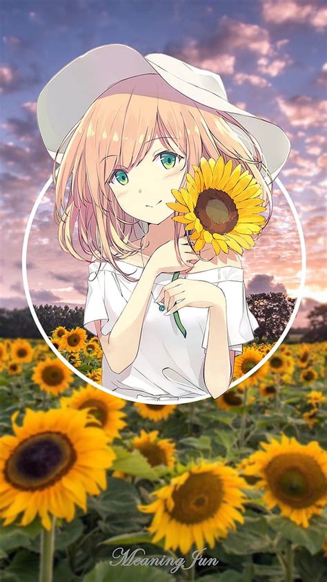 Anime Sunflower HD Wallpapers - Wallpaper Cave