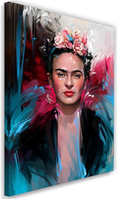 Feeby Obraz Na Płótnie Frida Kahlo Portert Malarki Dmitry Belov 40X60