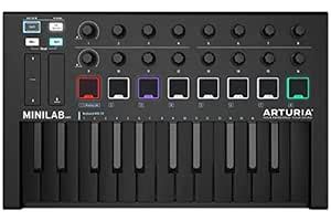 Arturia MiniLab MKII Deep Black Edition 25 Key MIDI Keyboard MINILAB