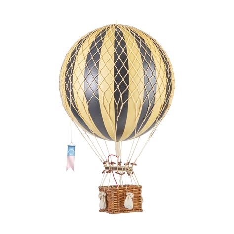 Royal Aero Hot Air Balloon Black Authentic Models Model Hot Air Balloon Sculpture Gallery Uk