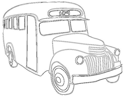 Coloriage Autobus Autocar 135462 Transport Dessin à Colorier