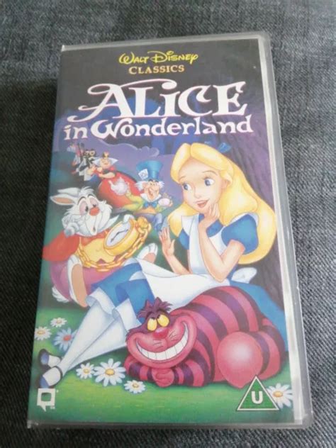 Alice In Wonderland 1951 Walt Disney Vhs Animated £599 Picclick Uk