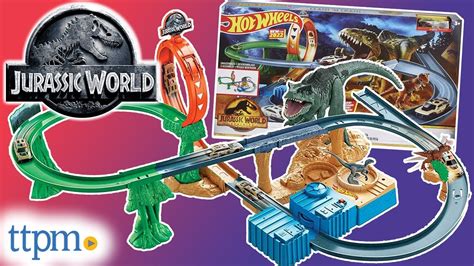 Hot Wheels Jurassic World Dominion Clash N Crash Track Set From Mattel