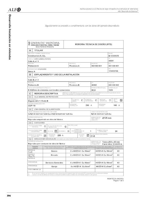 PDF EJEMPLO DE MEMORIA TECNICA DE DISEÑO DOKUMEN TIPS