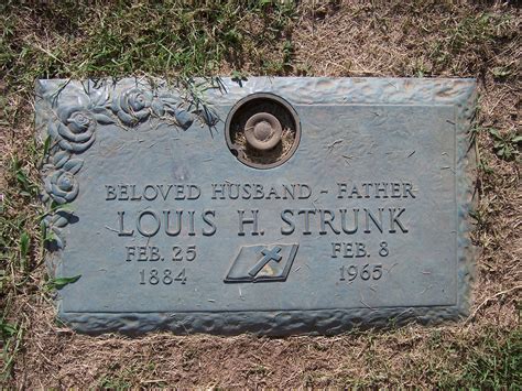 Louis Henry Strunk 1884 1965 Find A Grave Memorial