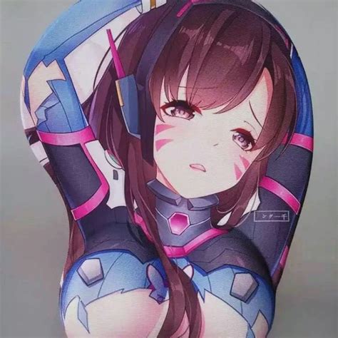 Overwatch D Va Anime Anime Sexy 3d Mouse Pad