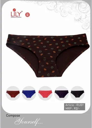 Lily Mix Ladies Cotton Printed Panties Mid 12 At Rs 50piece In Surat