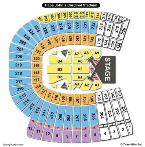 Cardinal Stadium Seating Chart Cardinal Stadium Louisville Kentucky