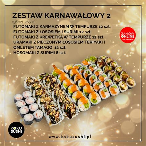 Super Zestawy Sylwestrowe W Koku Sushi Do Wyboru 4 Warianty Moja