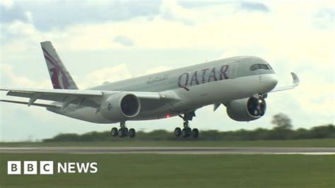 First Qatar Airways Flight From Doha Lands In Cardiff