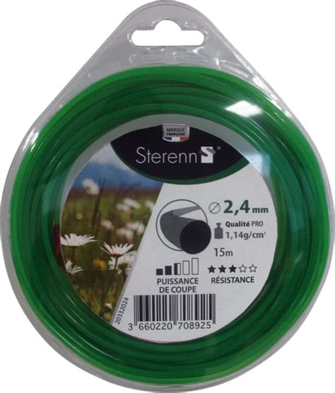 Sterenn Fil Nylon Rond Vert Mm L M Jardiland