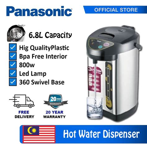 Panasonic Hot Water Dispenser Stainless Steel L Thermo Pot Thermo Flask Electric Kettle Water