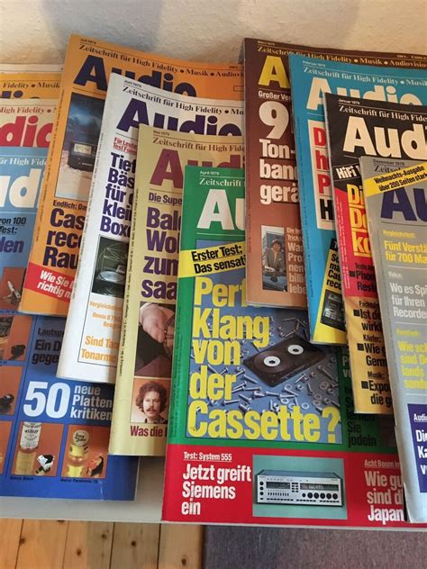 Audio Hifi Magazin Jahrg Nge Hefte Zeitschriften Zur Auswahl