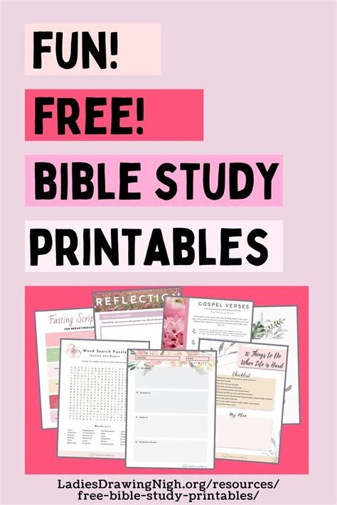 Free Bible Study Printables And Resources Artofit