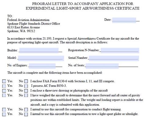 Faa Airworthiness Certificate