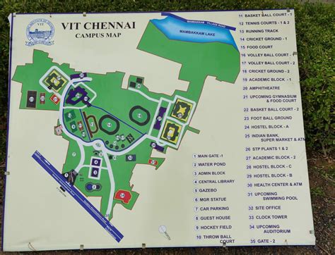 VIT Chennai Map