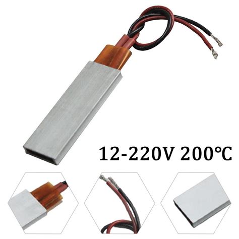 12v24v220v Constant Temperatures Ptc Heating Element Thermostat Heater Plate Shopee Philippines