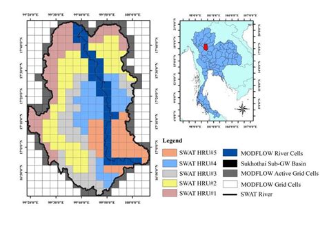 Schematic Demonstrating The Swat Modflow Coupling And Spatial