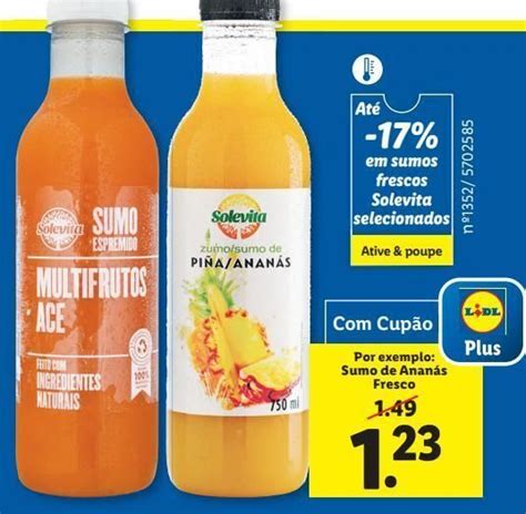 Promoção Sumo solevita em Lidl