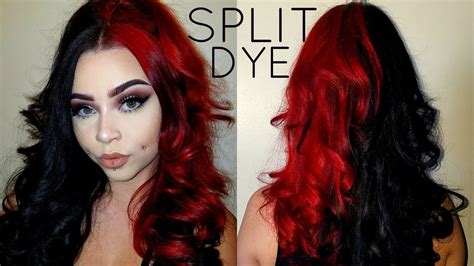 Split Dye Half And Half Hair Faq Youtube