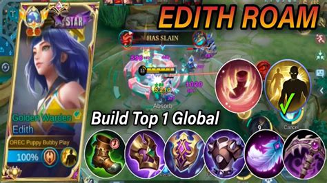 EDITH ROAM BUILD EDITH BEST BUILD 2023 EDITH BUILD TOP 1 GLOBAL