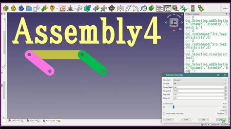 Freecad Assembly Rotation Crank Youtube