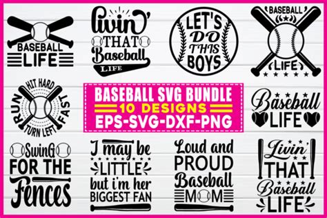 Baseball Svg Bundle Graphic By Smart Design · Creative Fabrica