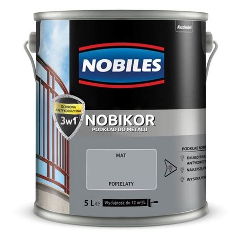 Nobikor 5L POPIELATY unikor podkład minia farba 5127692 Cena