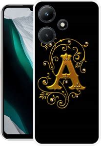 Indus Back Cover For Infinix Hot I A Golden Aphabet New Design Indus Flipkart