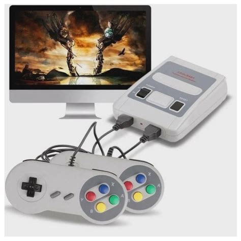 Video Game Classic Super Nintendo Mini SNES 2 Controles 8 Bits 620