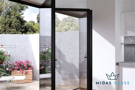 Frosted Glass Door Midas Glass Contractor Singapore