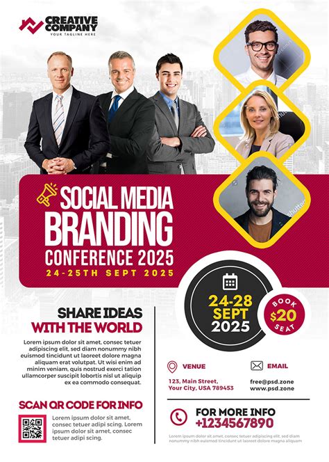 Business Conference And Workshop Flyer Promo Psd Psd Zone