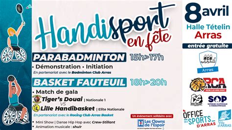 Handisport En F Te Samedi Avril Office Des Sports D Arras