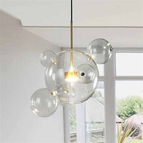 Nordic Creative Glass Ball Bubble Chandelier Restaurant For Bar Room