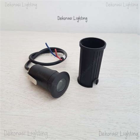 Promo Lampu Taman Lantai Led 3w Cree Ip65 Waterproof Outdoor 12v 220v