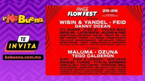 ¡lakebuena Te Invita Al Coca Cola Flow Fest 2023