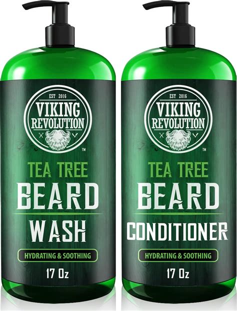 Amazon Viking Revolution Tea Tree Oil Beard Wash And Beard