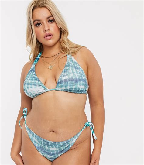 Asos Curve Curve Sleek Triangle Bikini Top